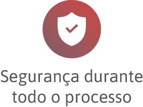 Segurança durante todo o processo